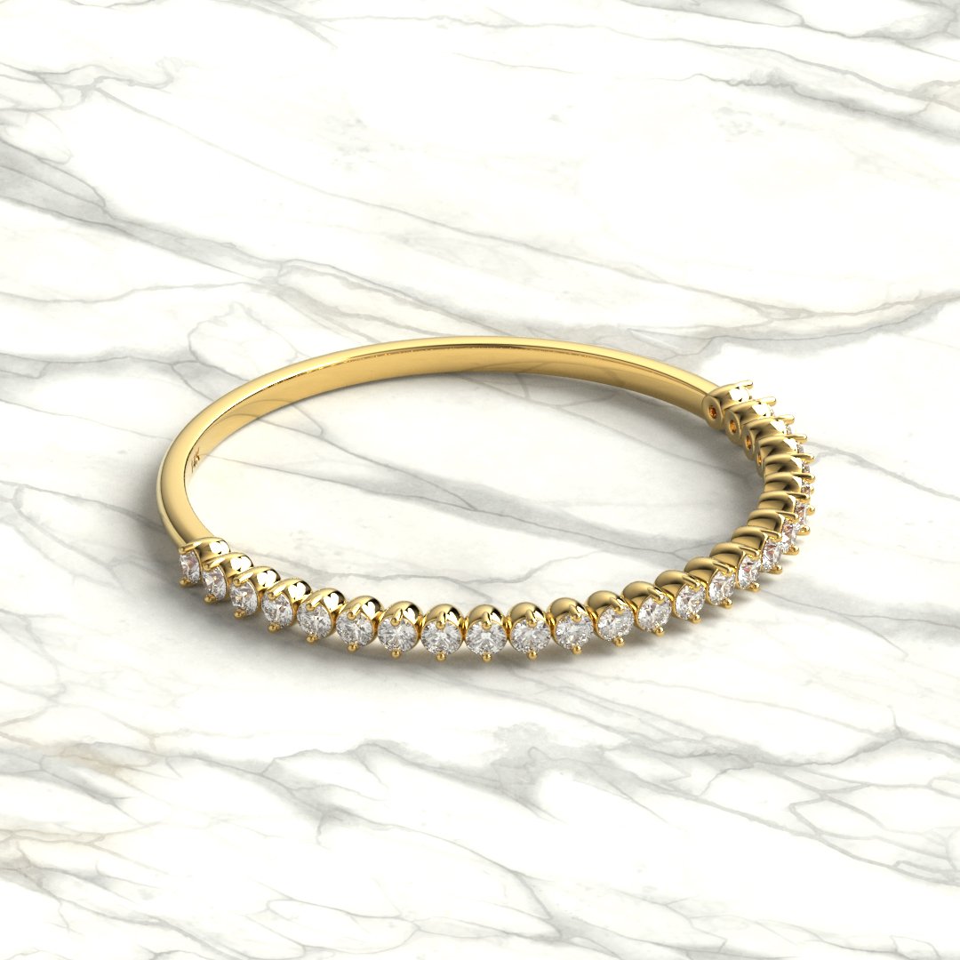 Diamond Half Eternity Stacking Ring