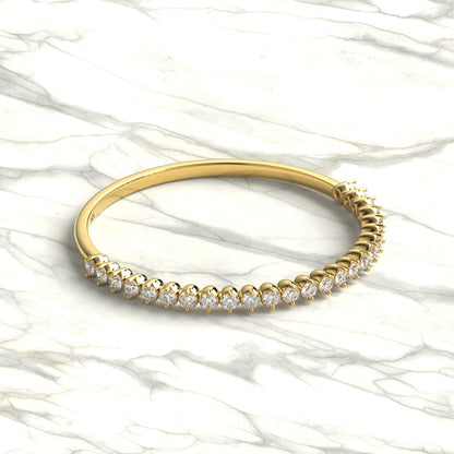 Diamond Half Eternity Stacking Ring
