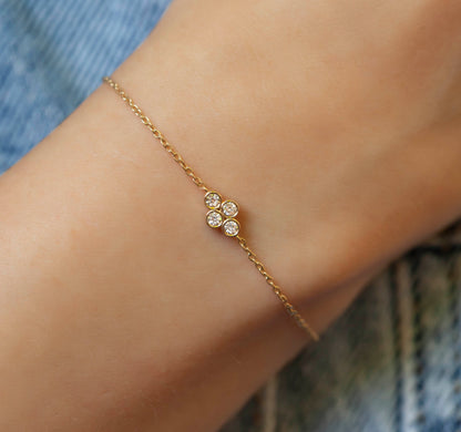Diamond Bolo Bracelet