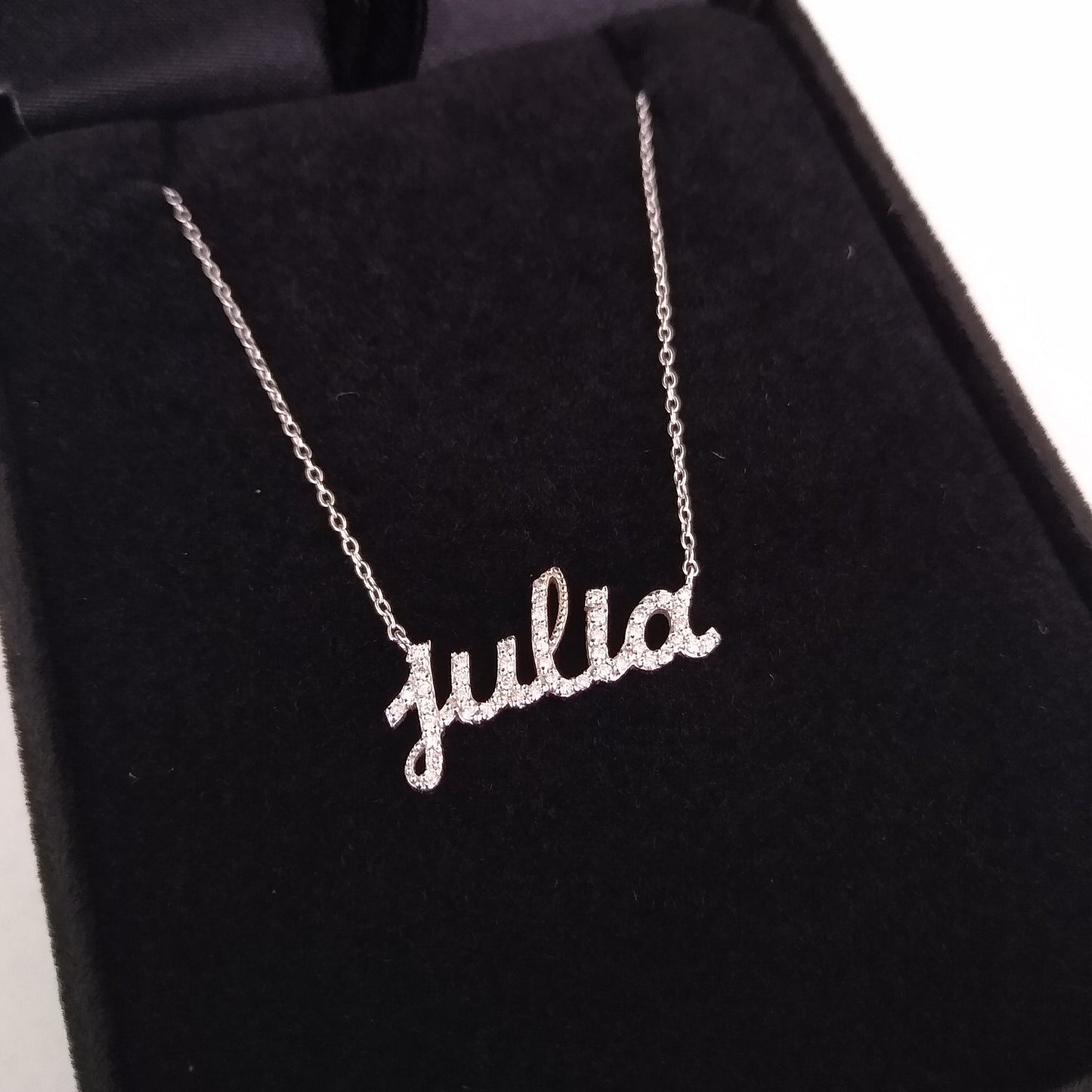 Emma Diamond Name Necklace
