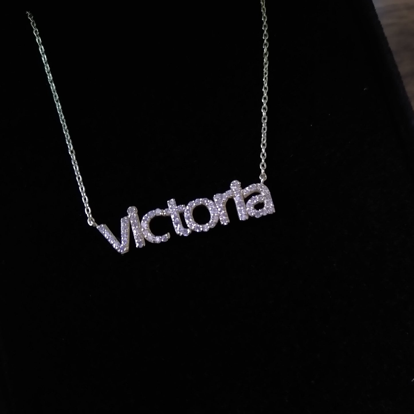 Emma Diamond Name Necklace