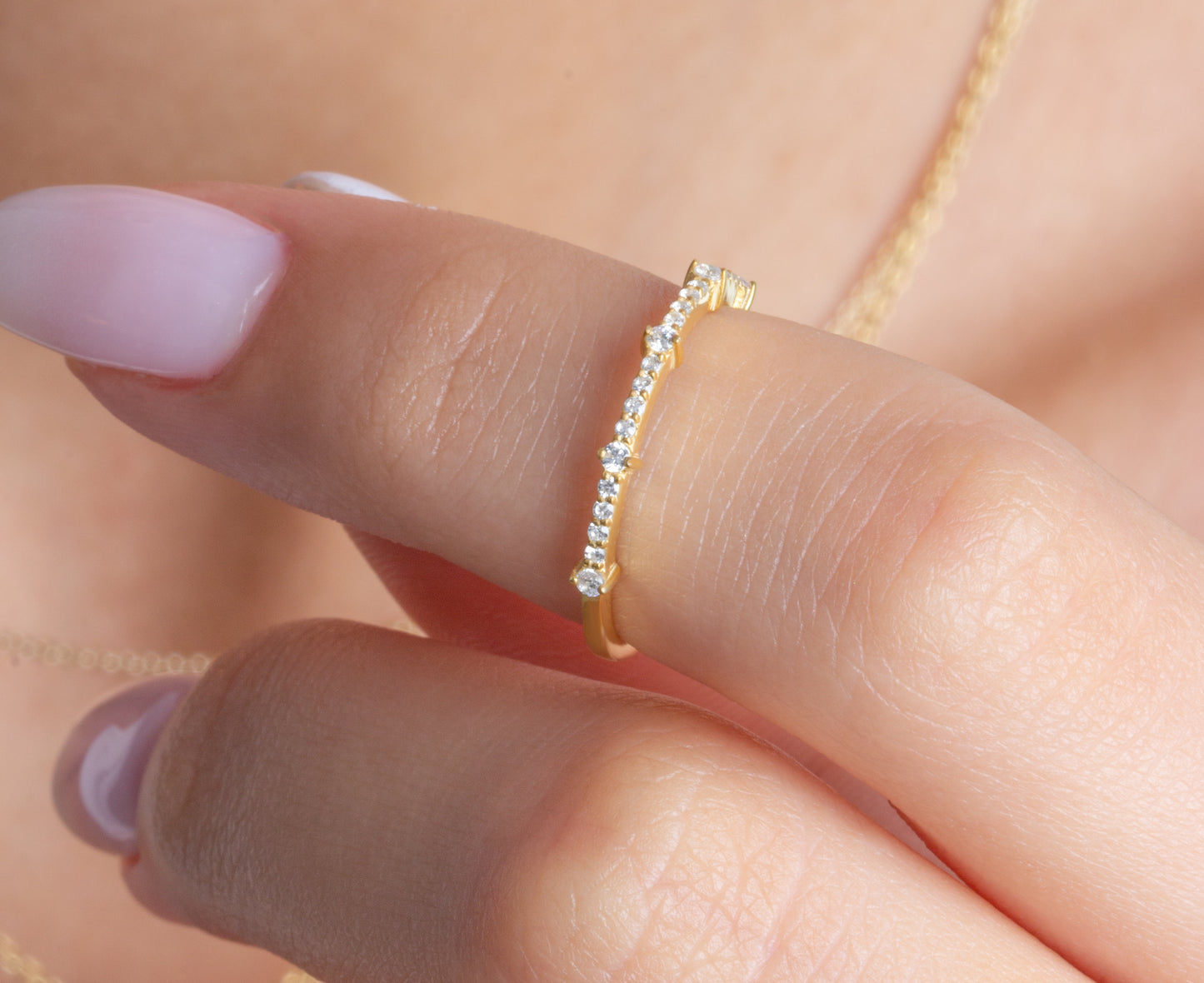 Diamond Stacking Ring
