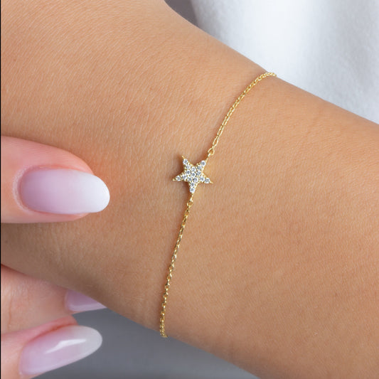 Diamond Star Bracelet