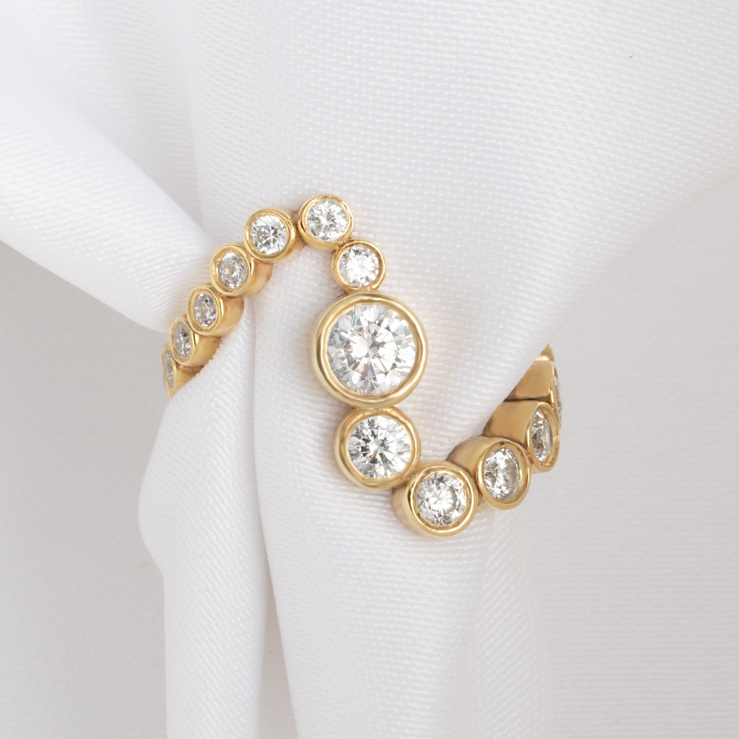 Diamond Spiral Ring