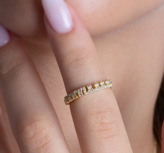 Unique Diamond Wedding Ring