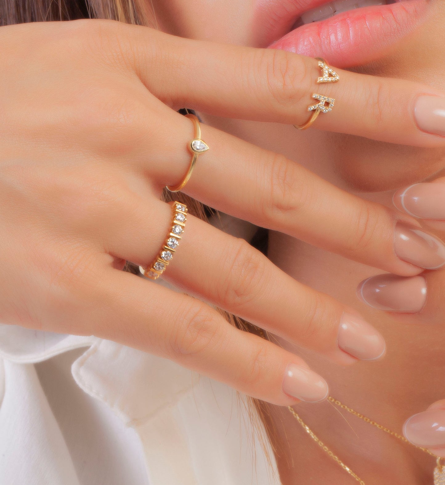 Half Eternity Diamond Wedding Band