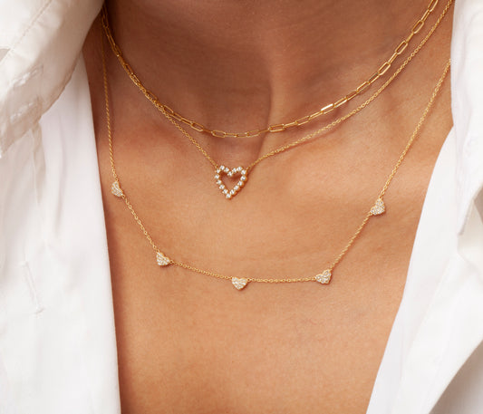 Diamond Heart Necklace