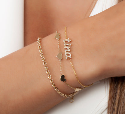 Tina Personalized Diamond Name Bracelet