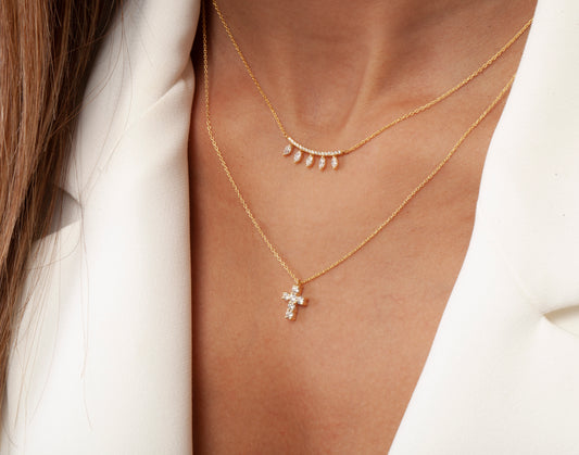 Diamond Cross Necklace