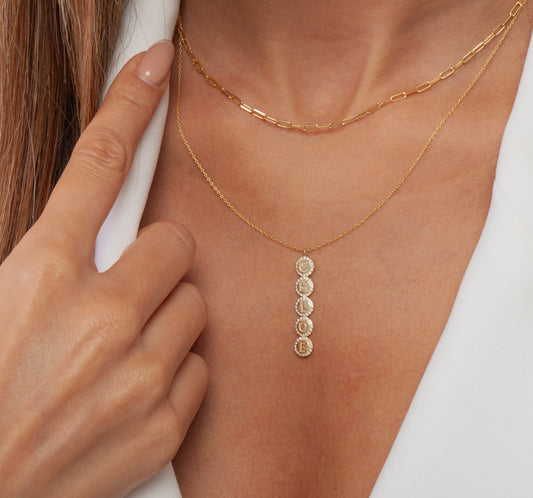 Olivia Diamond Name Necklace