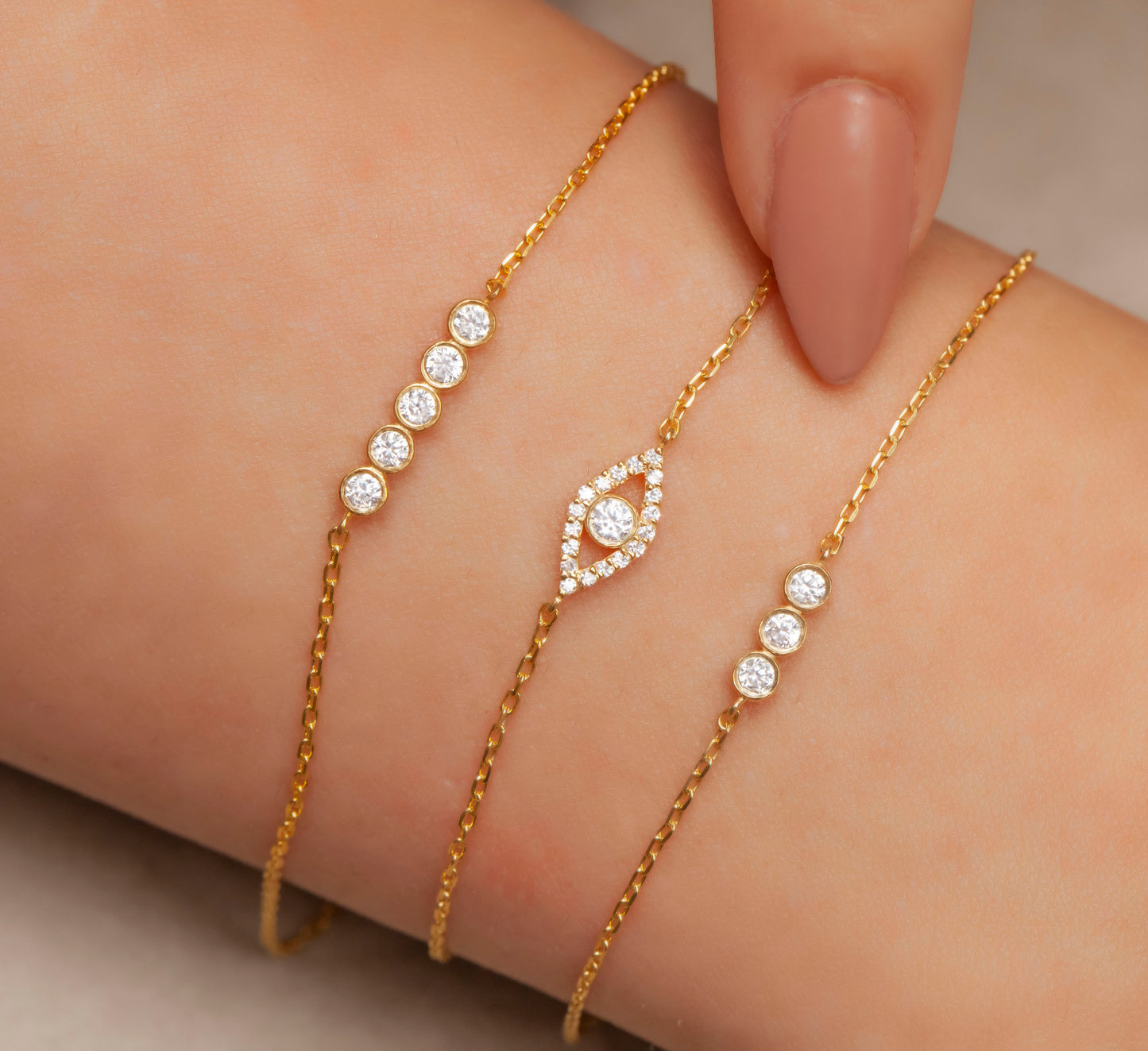 Evil Eye Diamond Bracelet