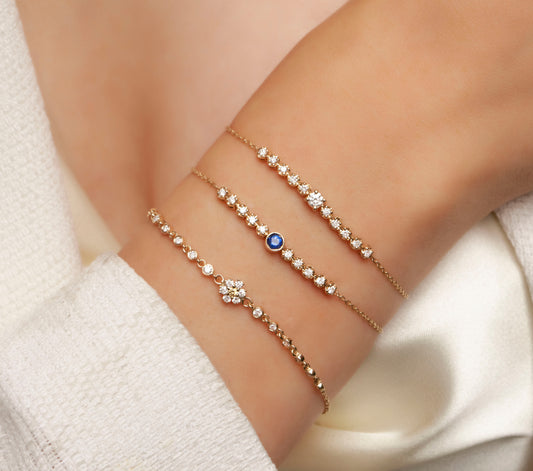 Diamond Bolo Tennis Bracelet