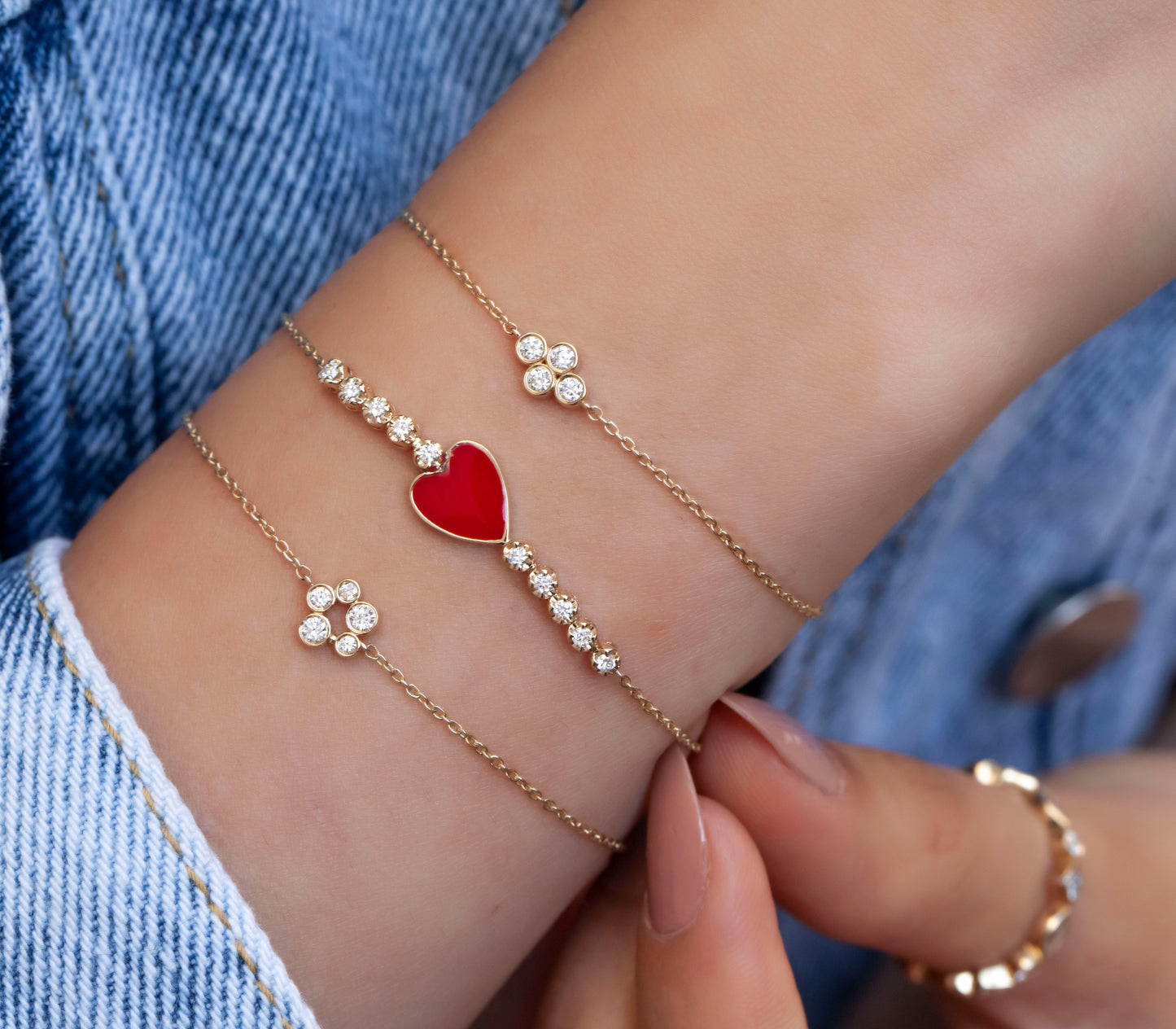 Diamond Bolo Bracelet