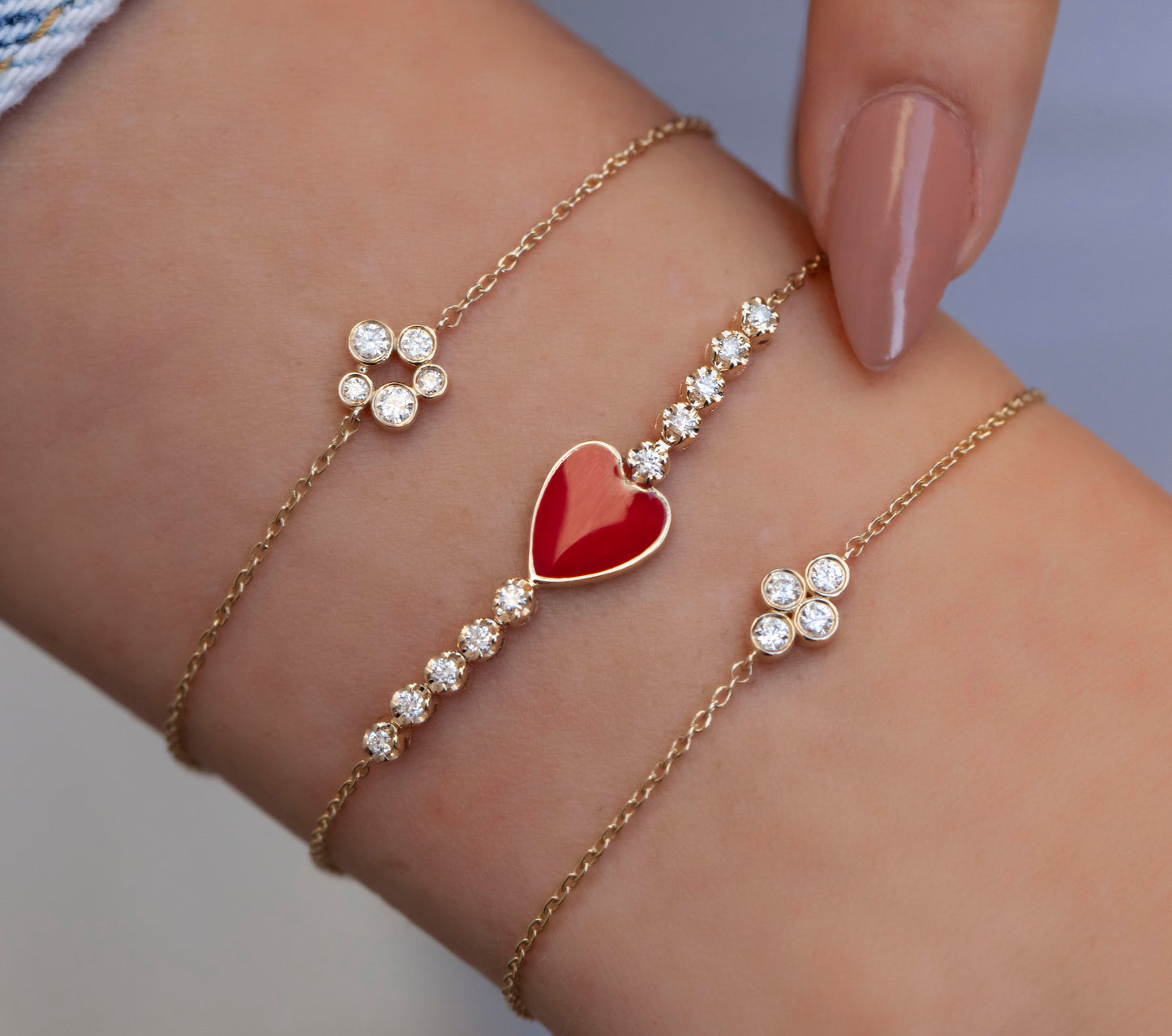 Diamond Bolo Bracelet