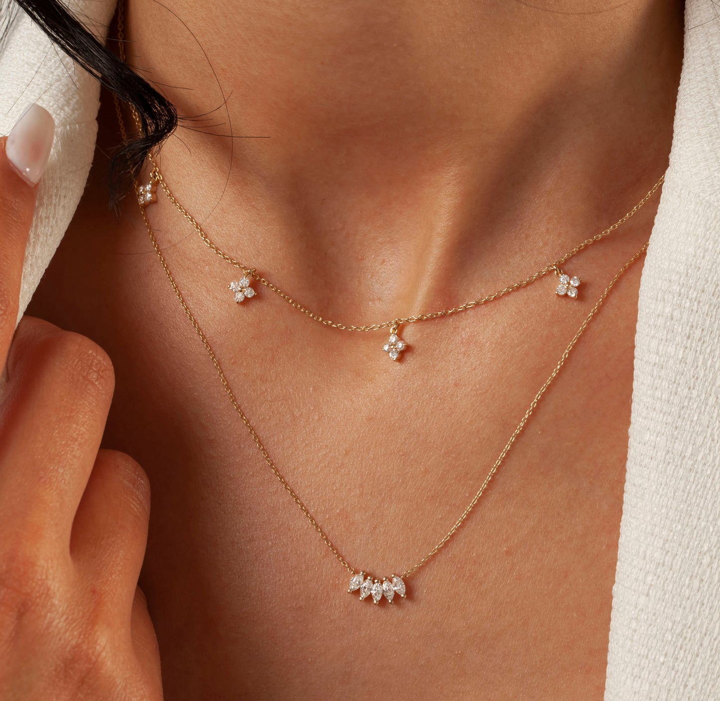 Marquise Diamond Necklace