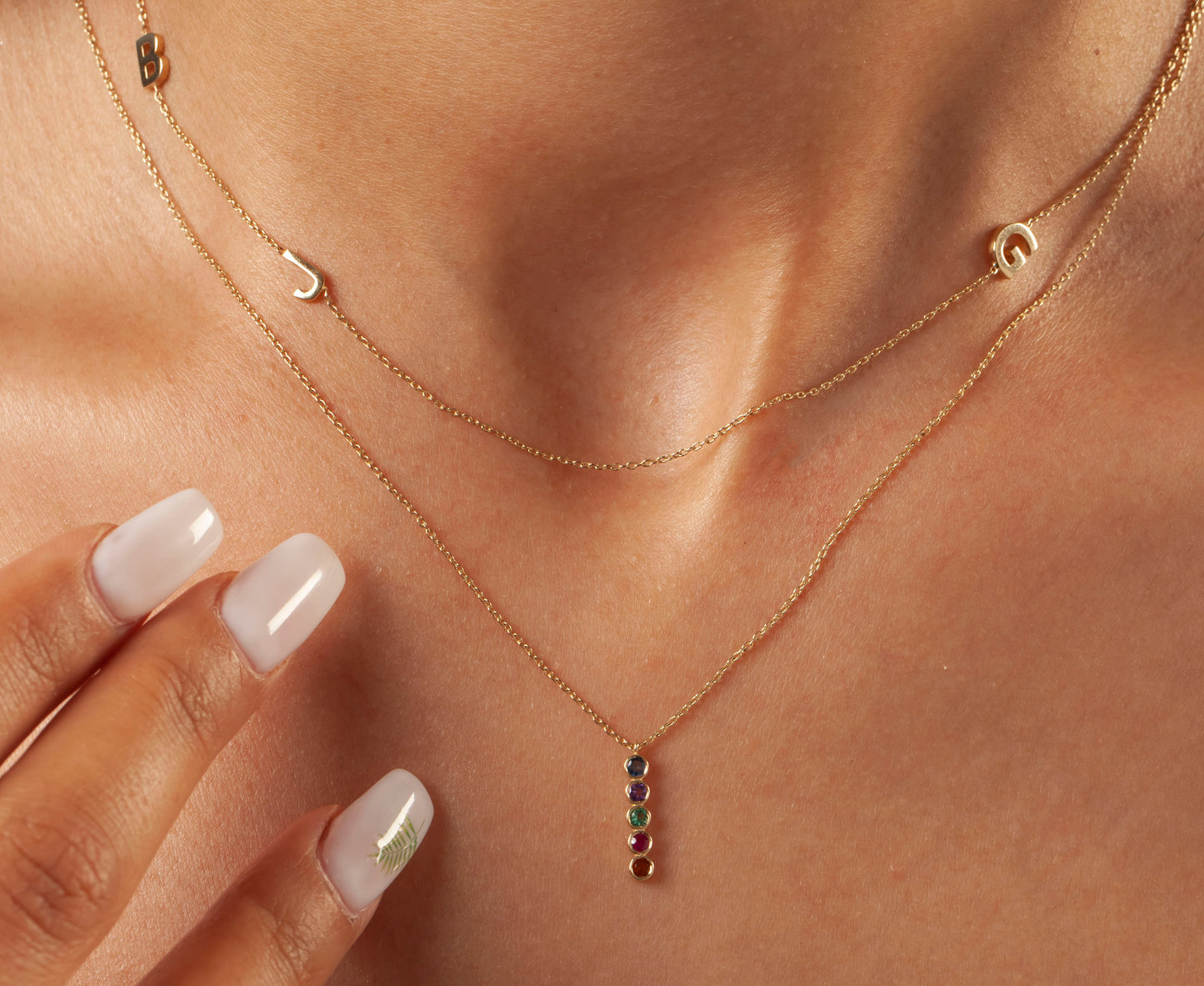 Gold Initial Necklace
