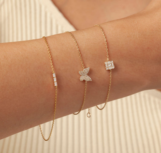 Baguette Diamond Bracelet