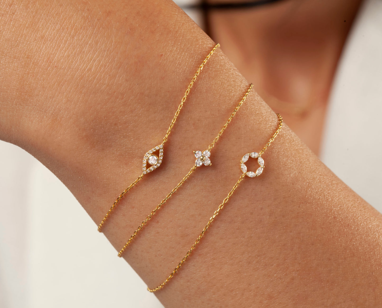 Evil Eye Diamond Bracelet
