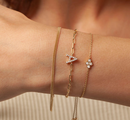 Diamond Bolo Bracelet