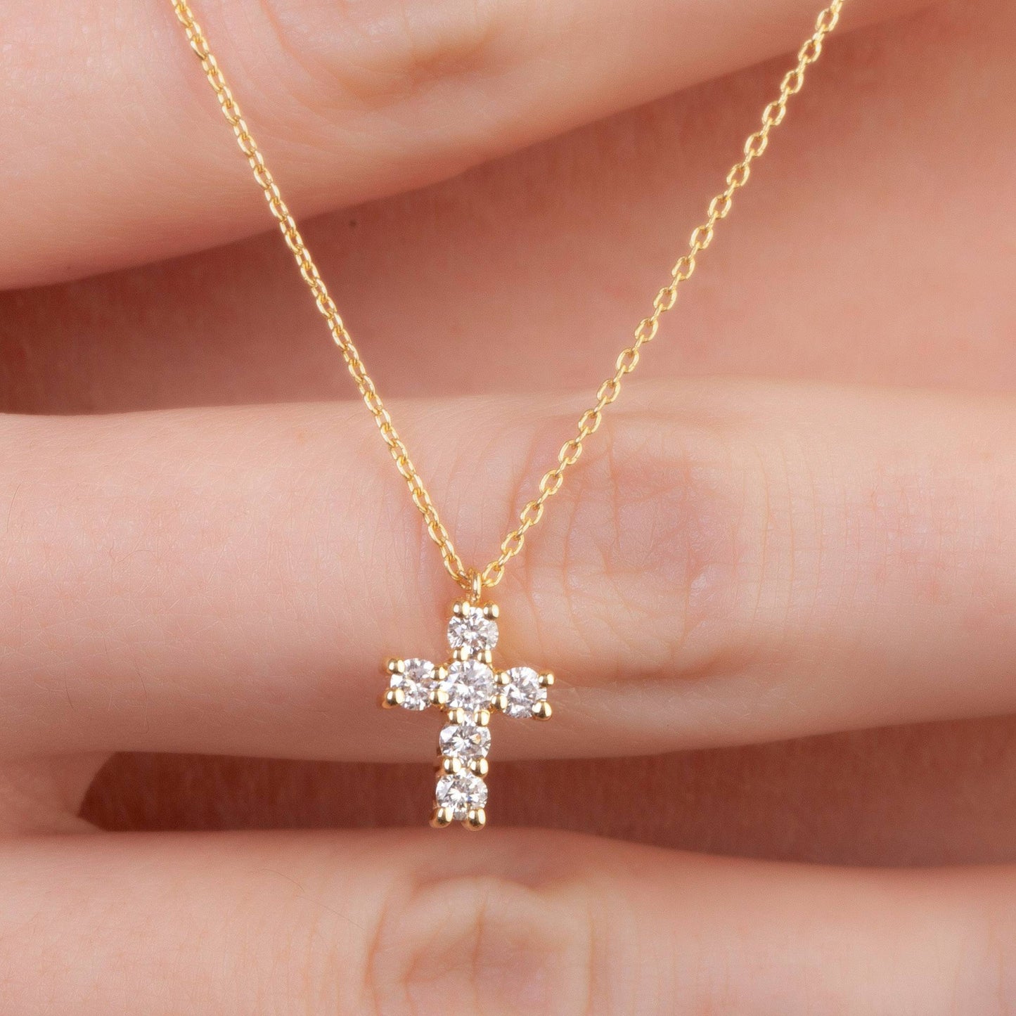 Diamond Cross Necklace