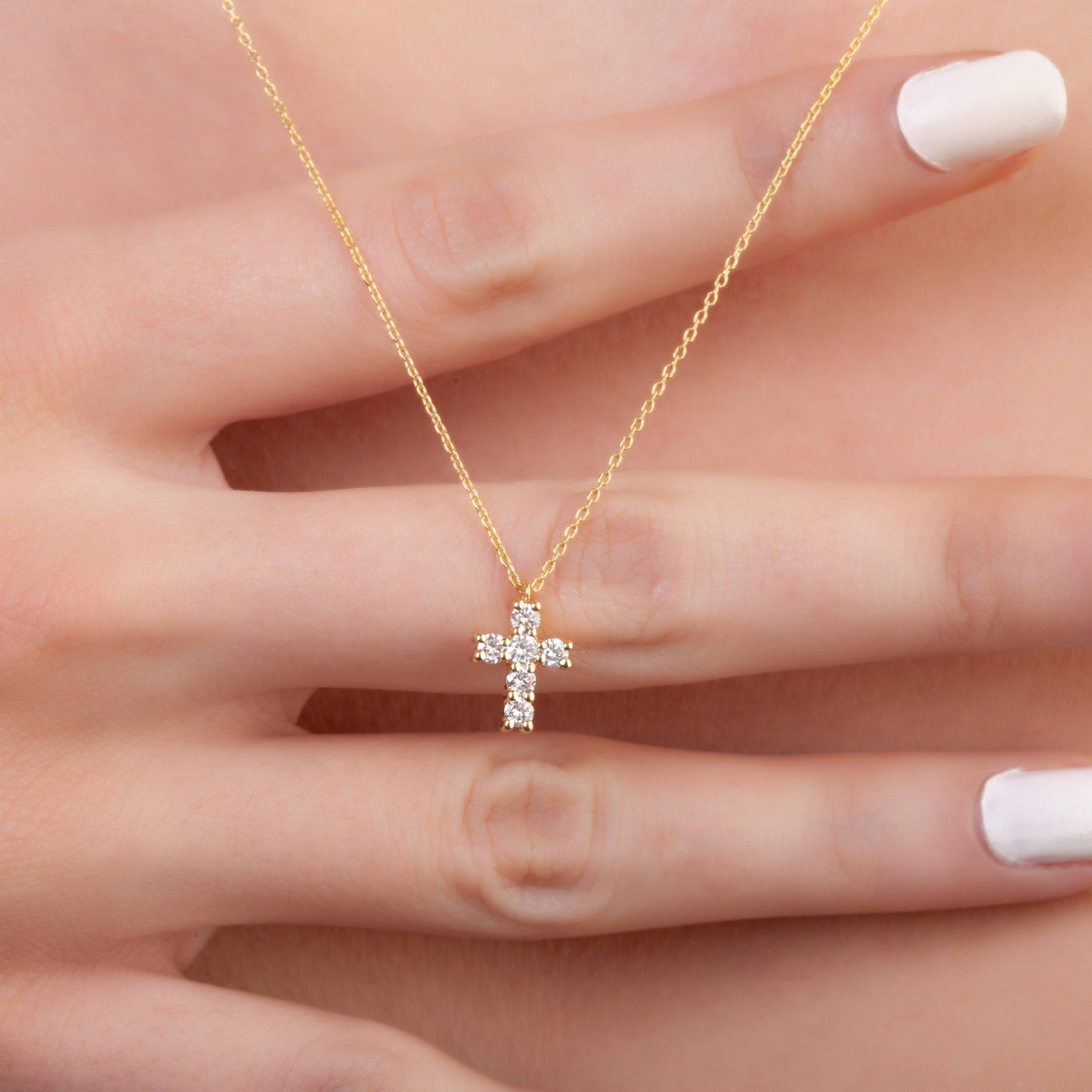 Diamond Cross Necklace