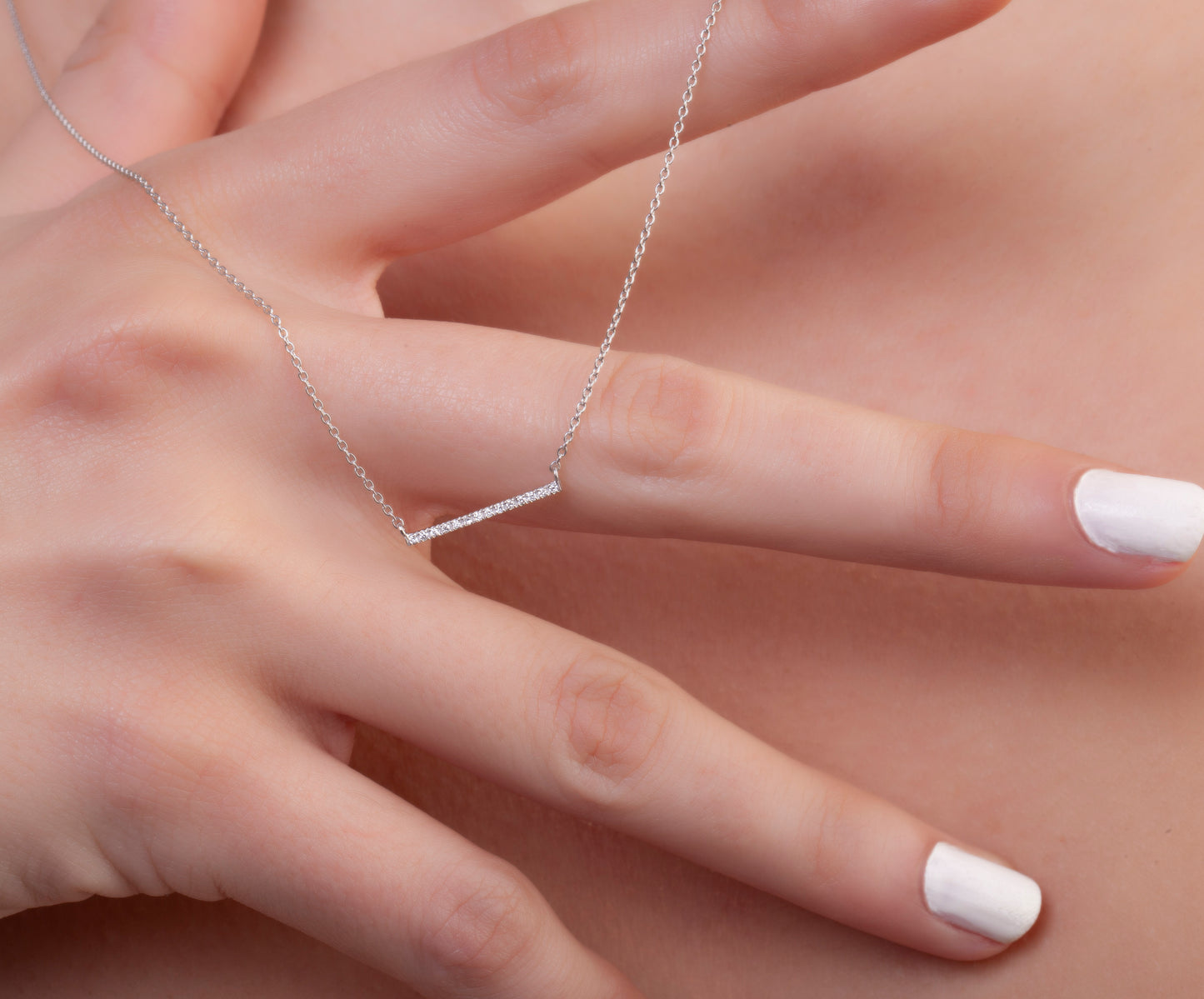 Bar Diamond Necklace