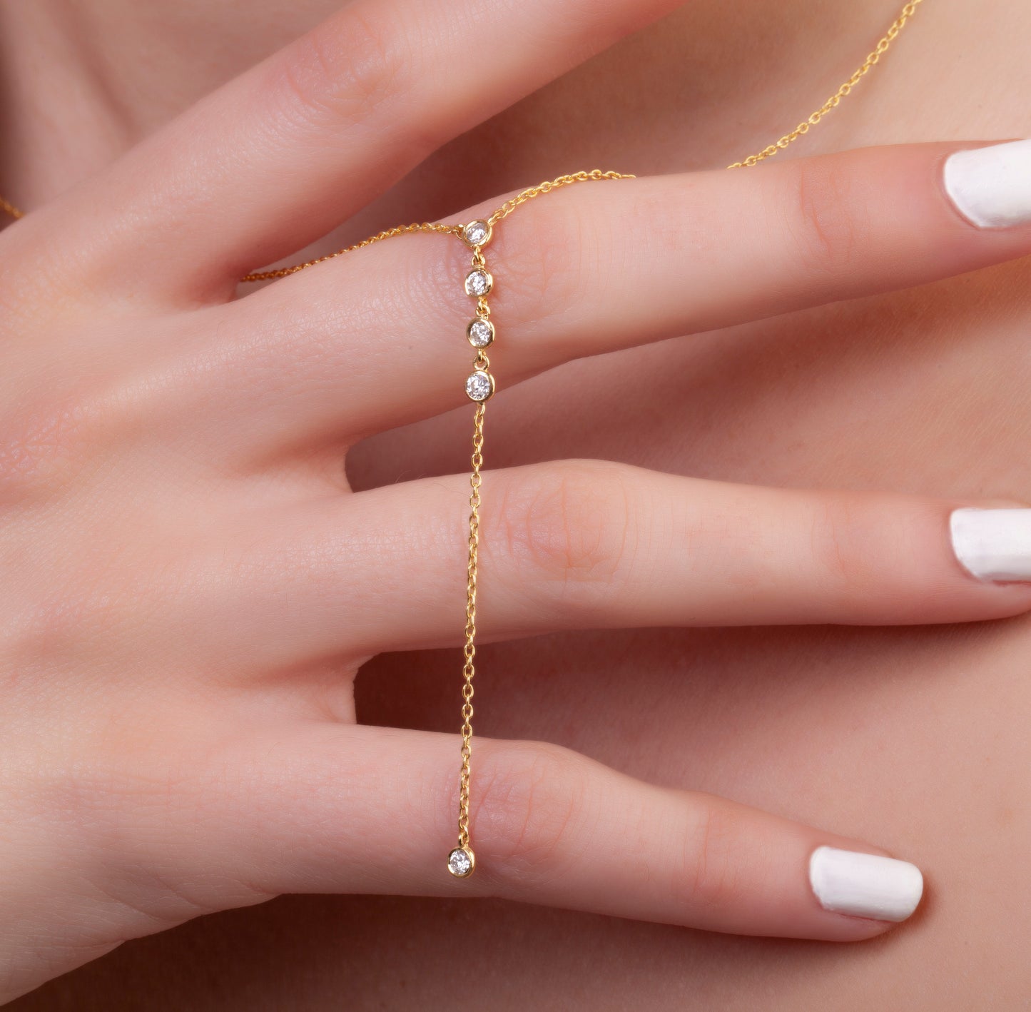 Diamond Lariat Necklace