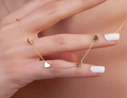 Heart Station Necklace
