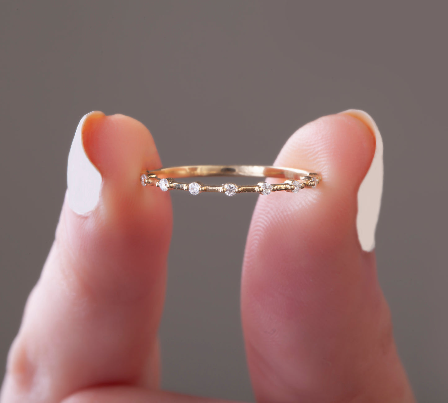 9 Diamond Stacking Ring