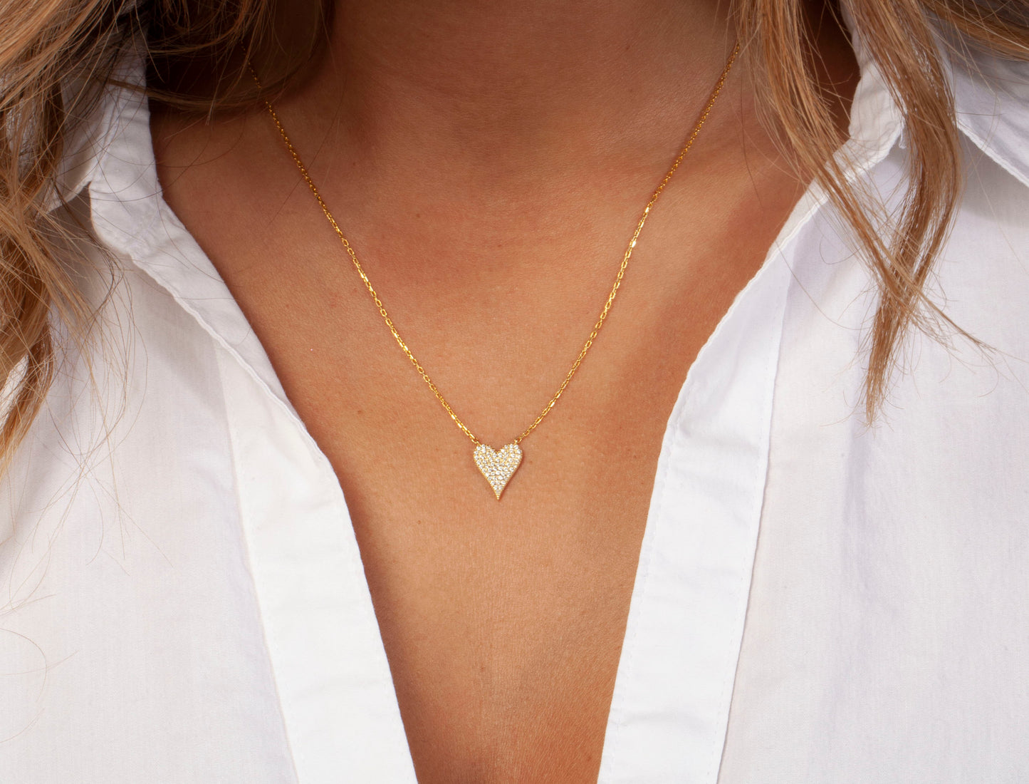 Diamond Heart Necklace