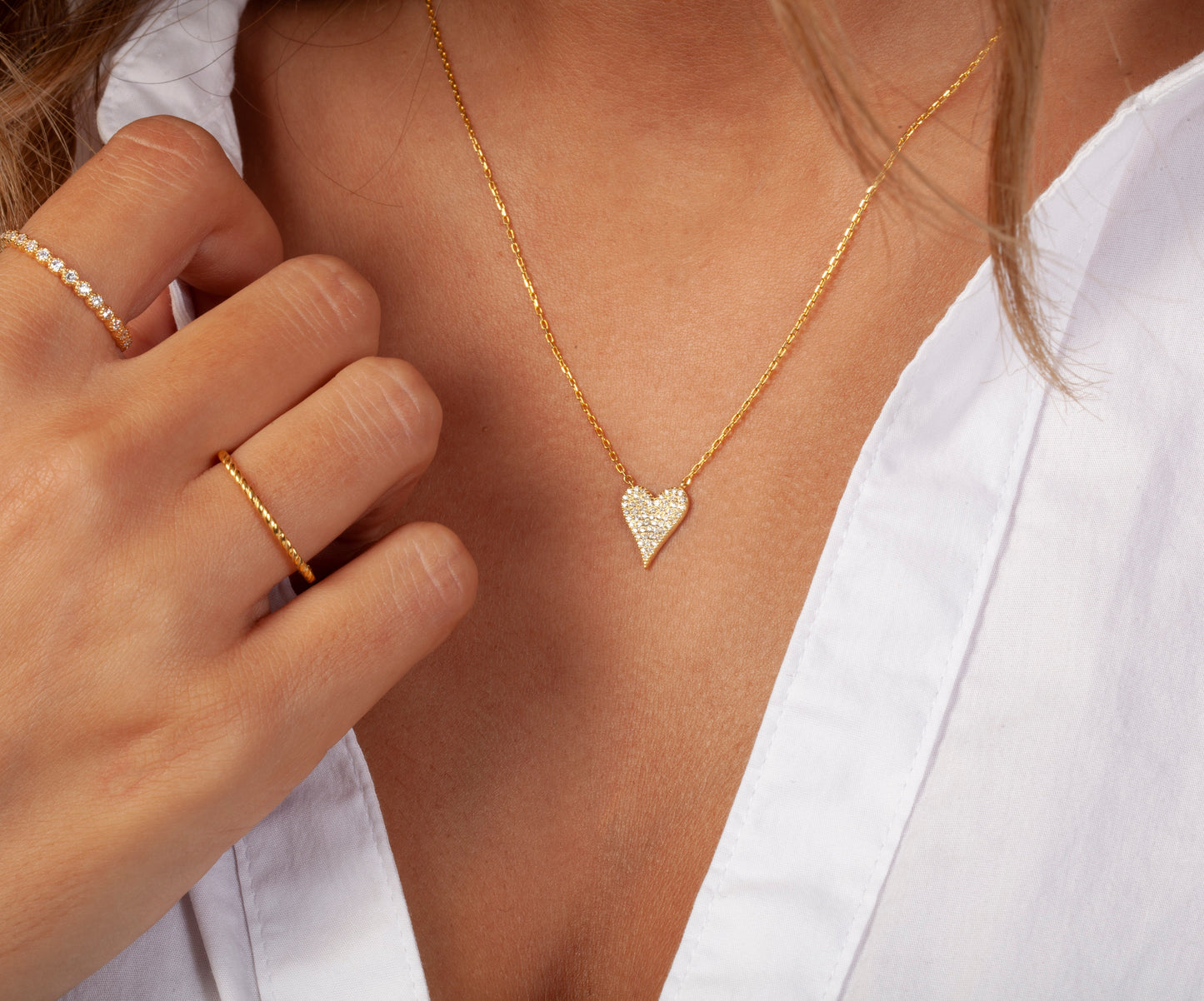 Diamond Heart Necklace