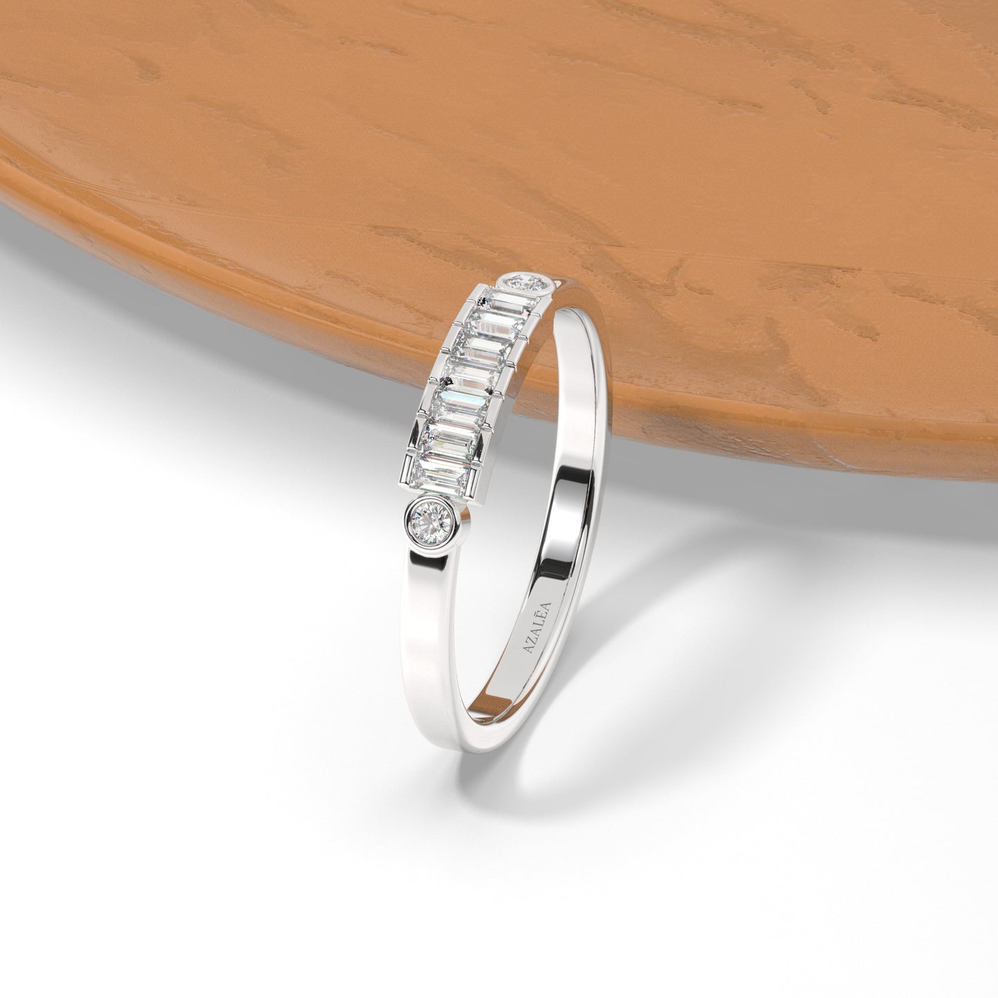 Baguette Diamond Wedding Band
