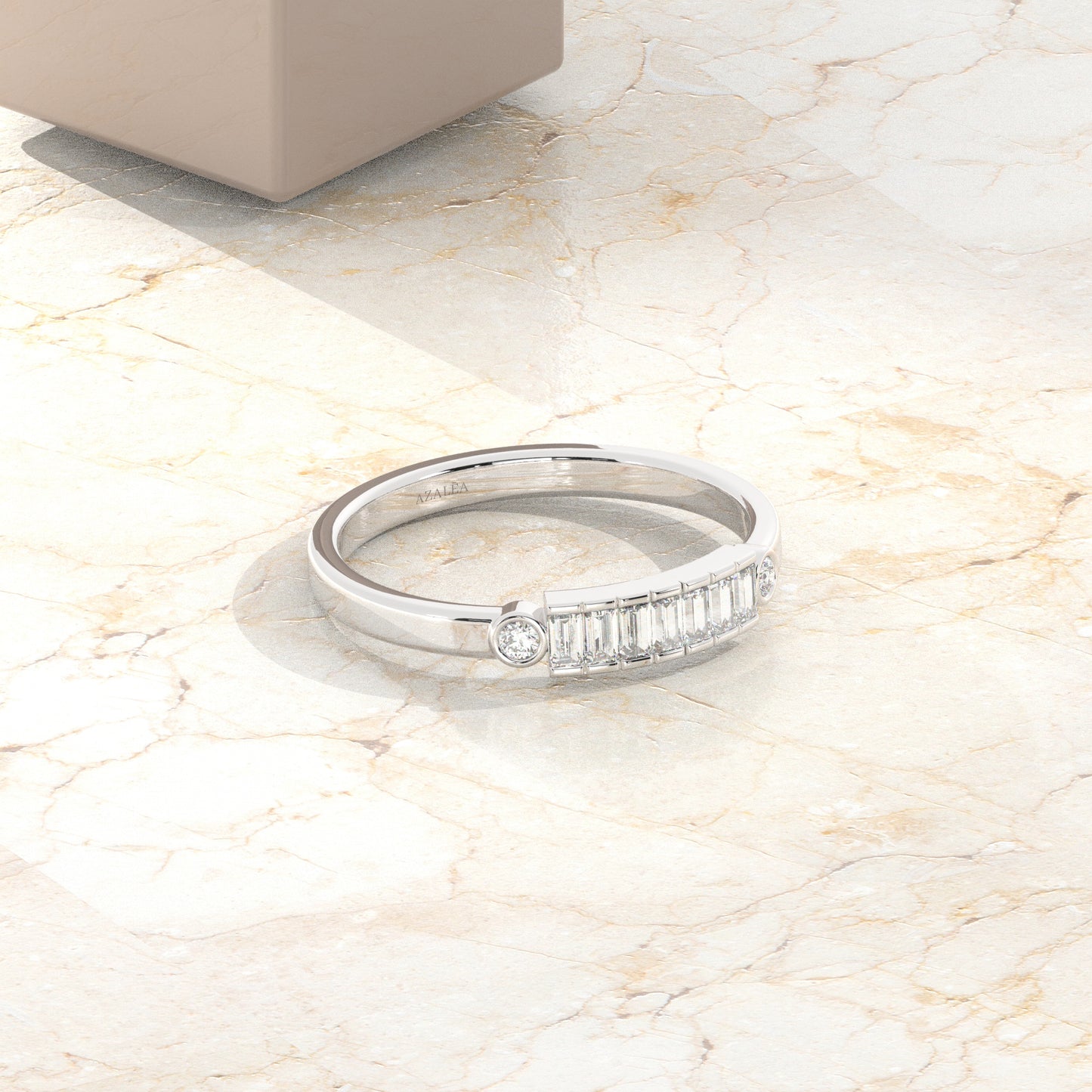 Baguette Diamond Wedding Band