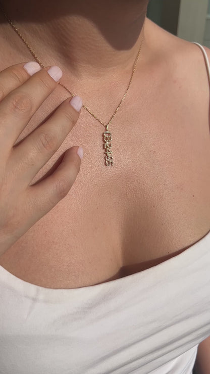 Date/Number Necklace