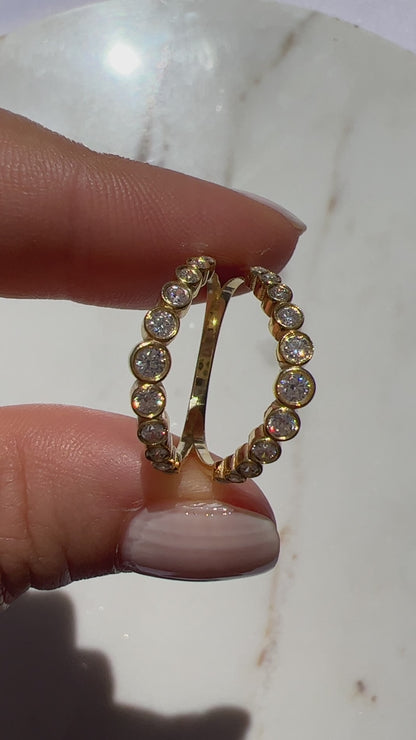 Double Ring Diamond Stacking Ring Band