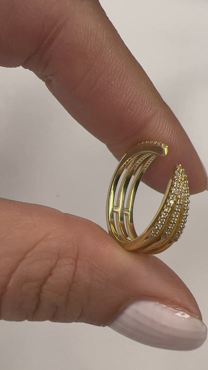 Diamond Cuff Ring