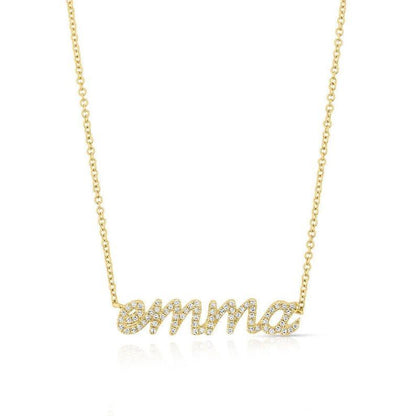 Emma Diamond Name Necklace