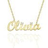 Gold Diamond Name Necklace