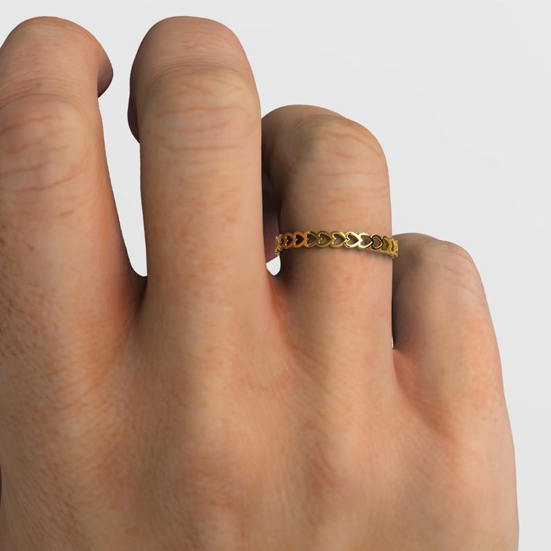 Eternity Heart Ring