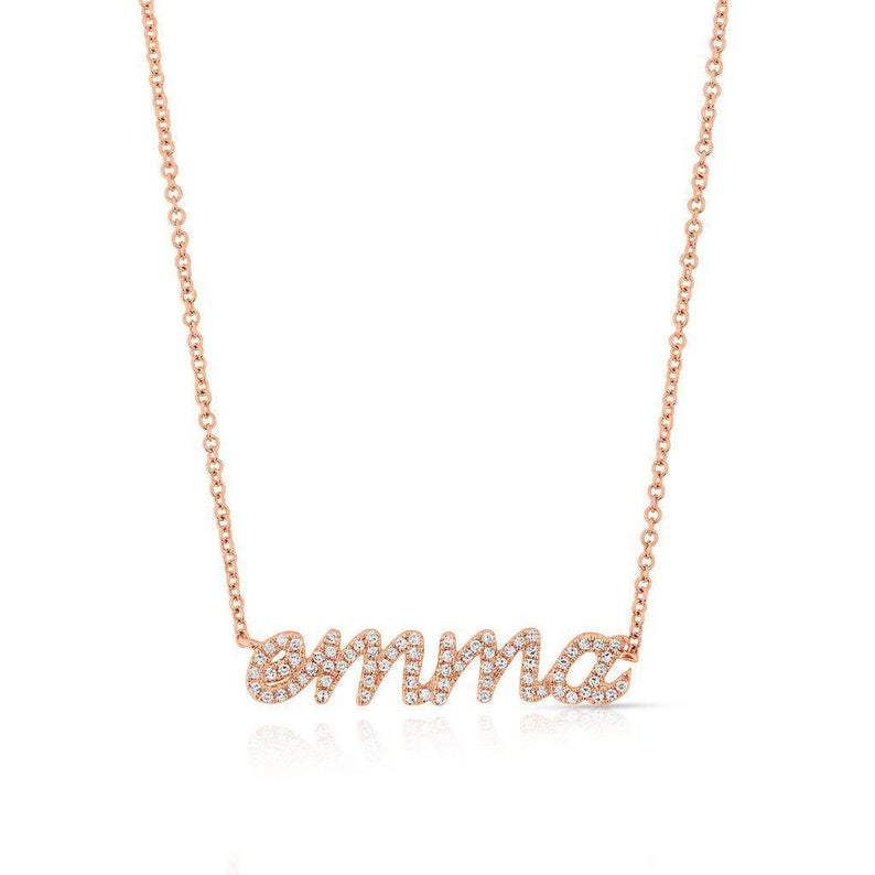 Emma Diamond Name Necklace