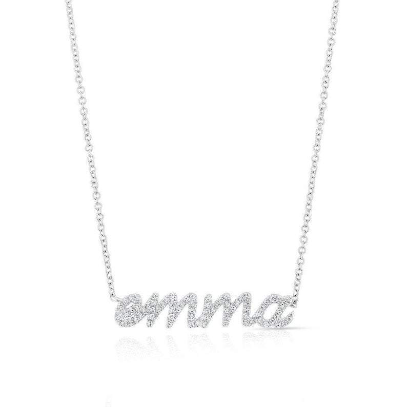 Emma Diamond Name Necklace