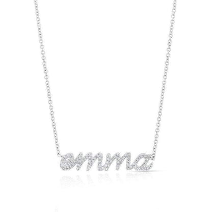 Emma Diamond Name Necklace