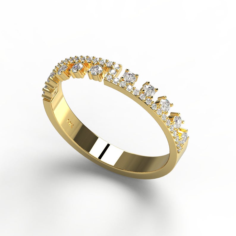 Unique Diamond Wedding Ring
