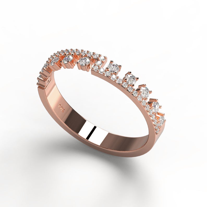 Unique Diamond Wedding Ring