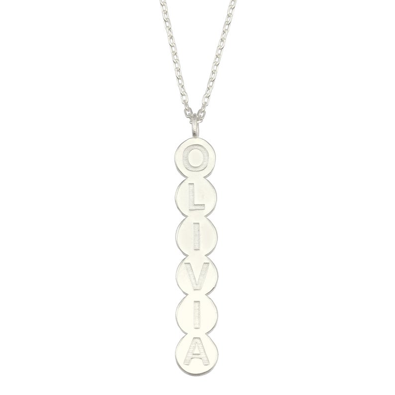 Olivia 14k Gold Personalized Initial Necklace