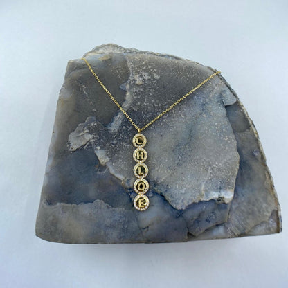 Olivia Diamond Name Necklace