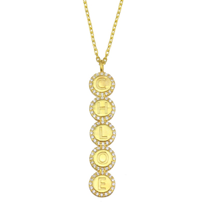 Olivia Diamond Name Necklace