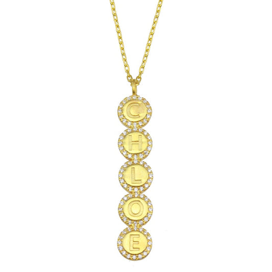 Olivia Diamond Name Necklace