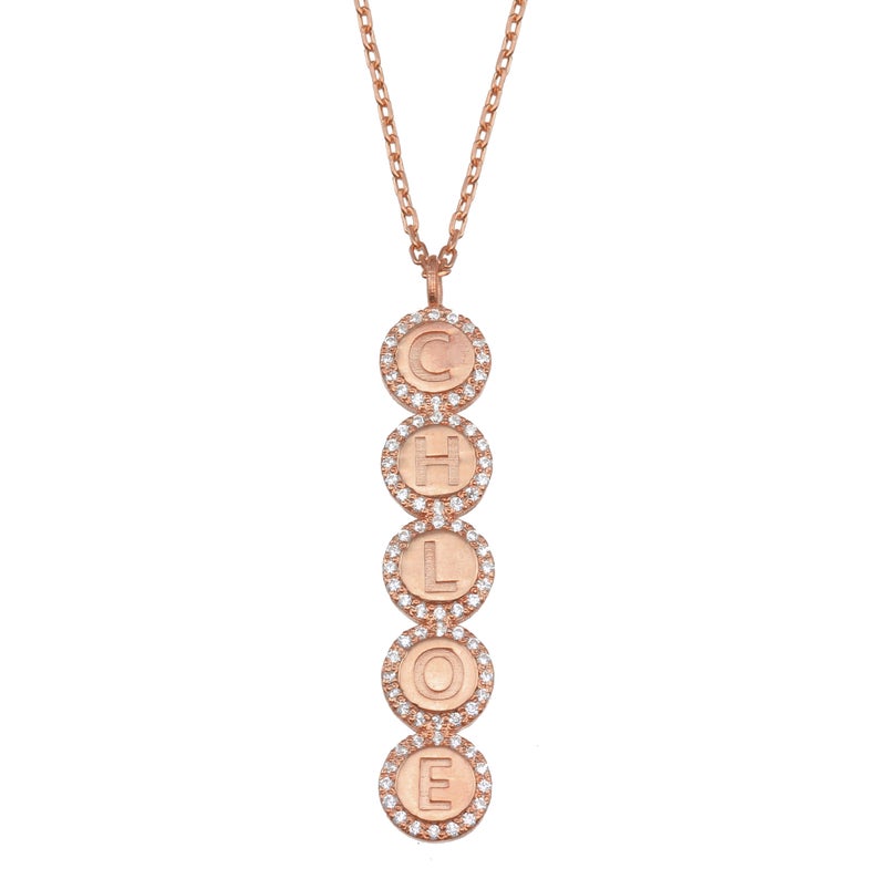 Olivia Diamond Name Necklace
