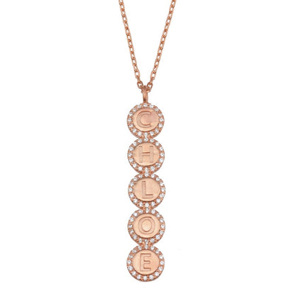 Olivia Diamond Name Necklace
